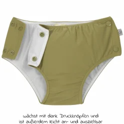 Bade-Windelhose LSF Snap Swim Diaper - Moss - Gr. 62/68