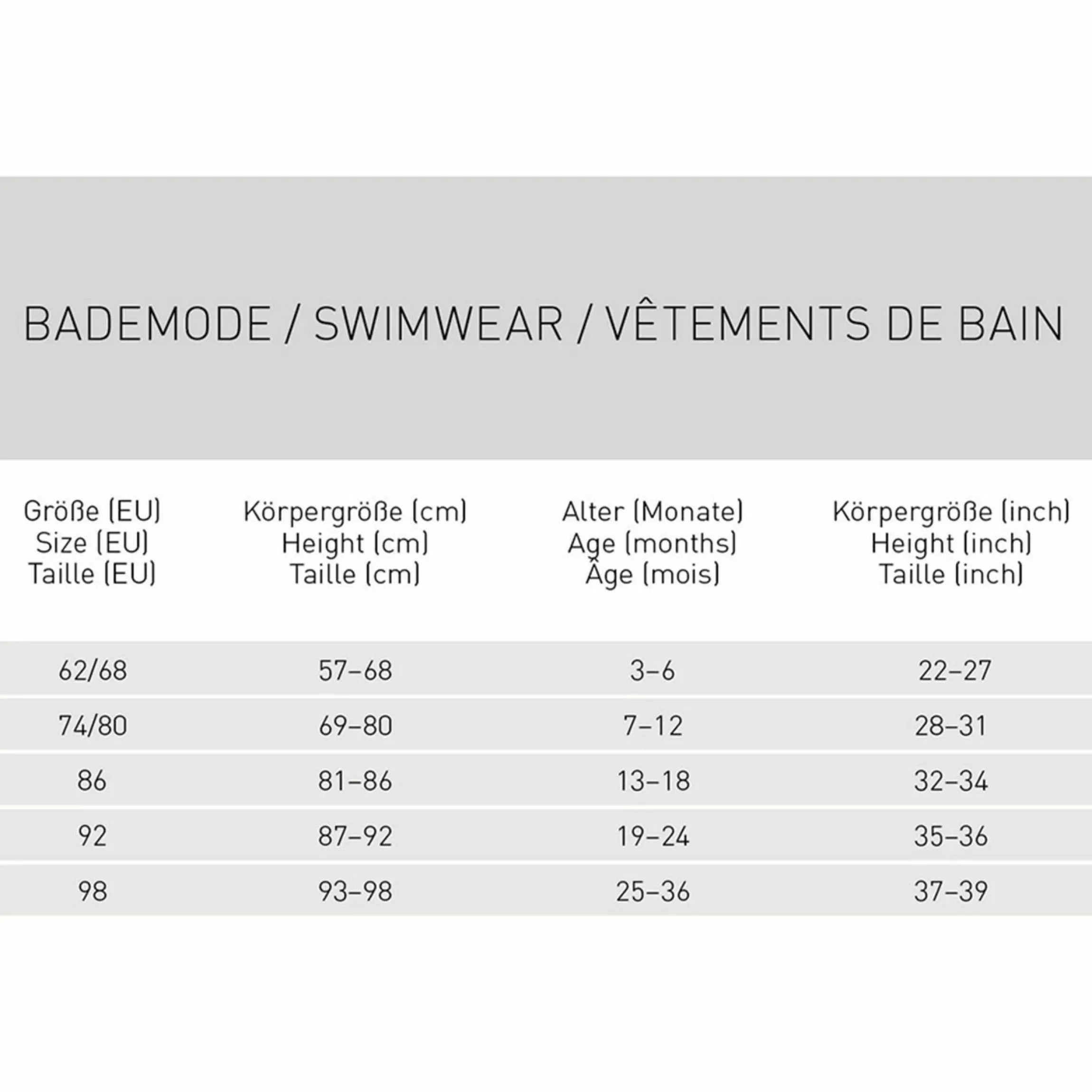 Bade-Windelhose LSF Swim Diaper - Palms Nature - Gr. 86