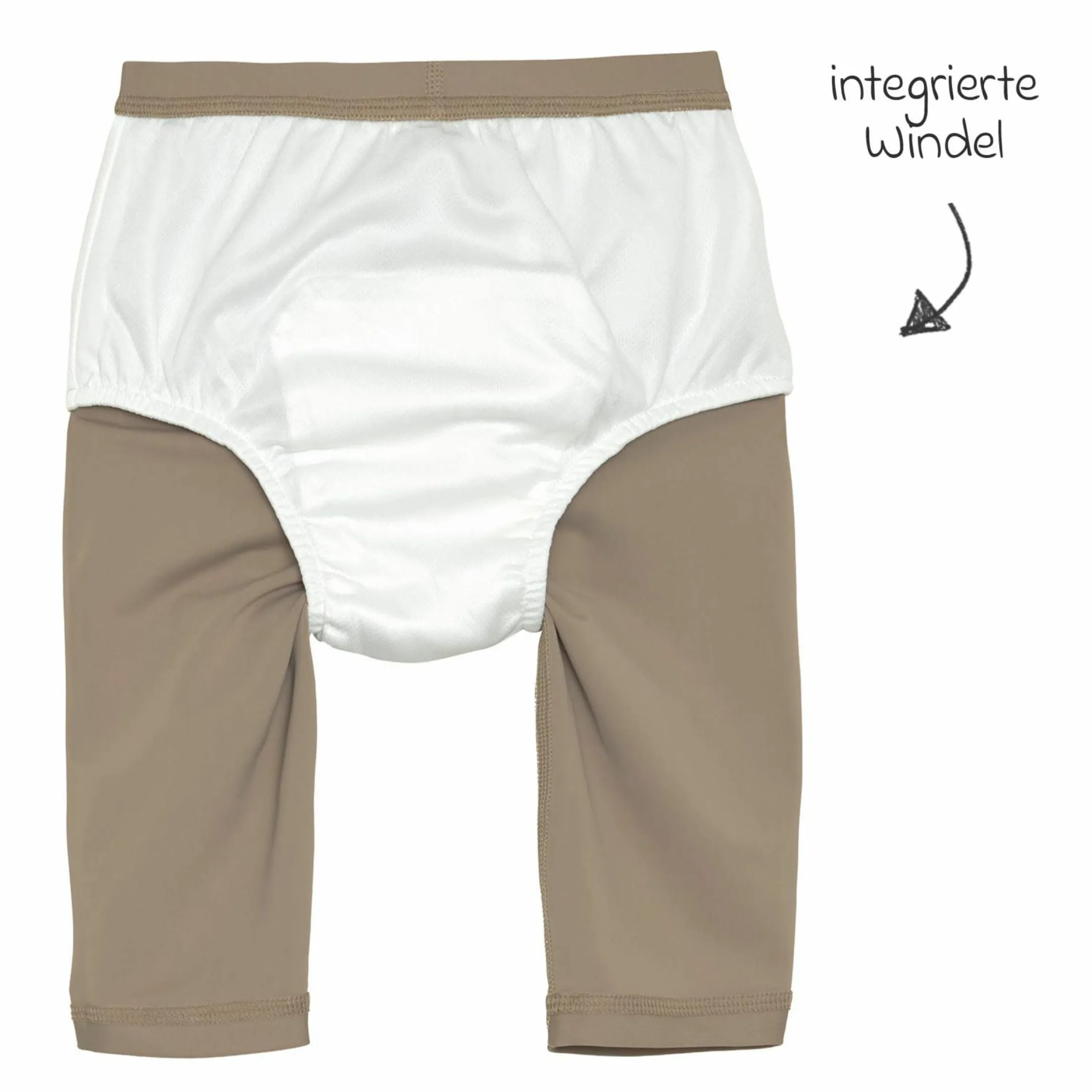 Bade-Windelshorts LSF Beach Shorts - Choco - Gr. 98