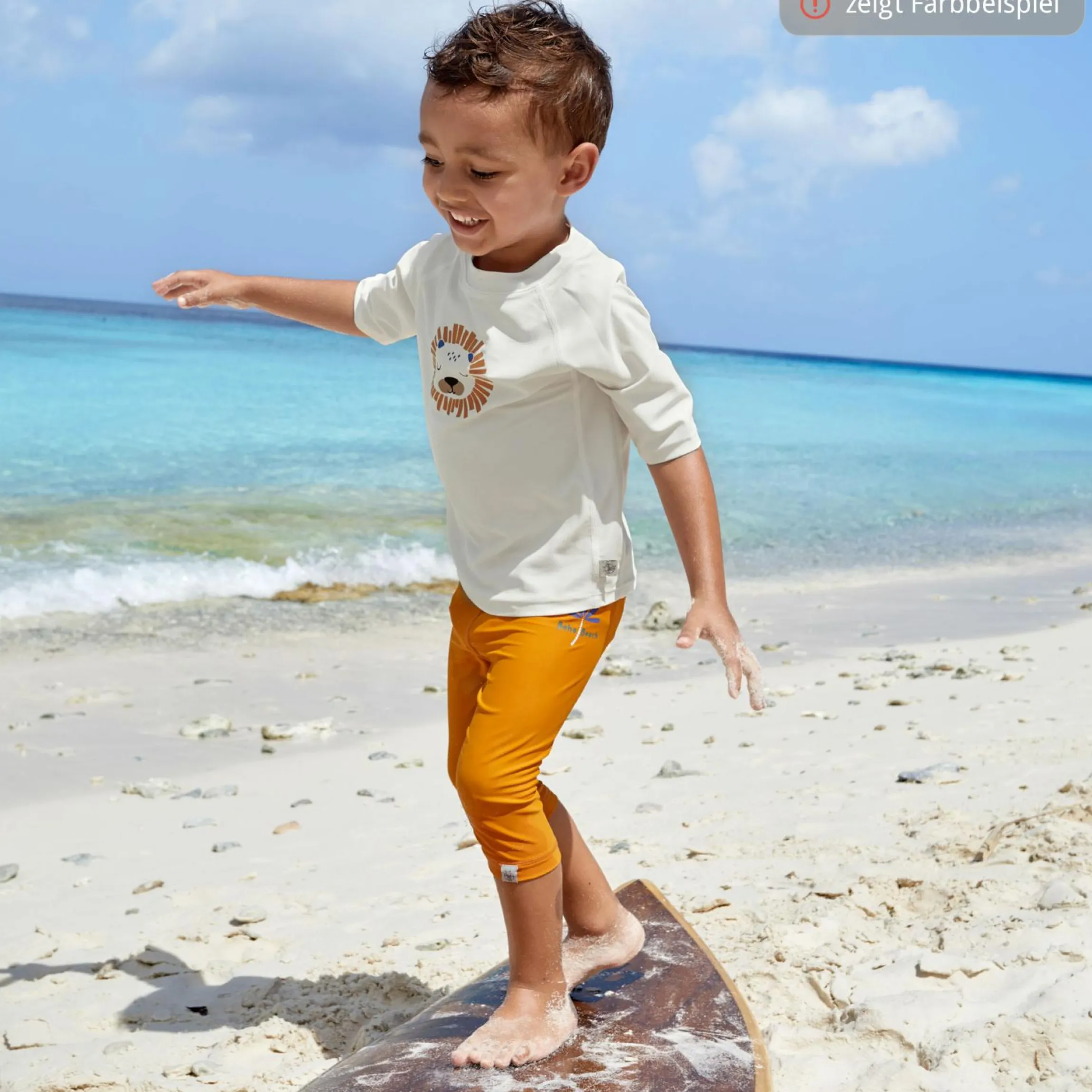 Bade-Windelshorts LSF Beach Shorts - Choco - Gr. 98