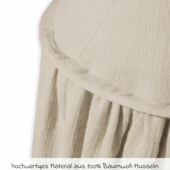 Baldachin Musselin 230 x 50 cm - Sand