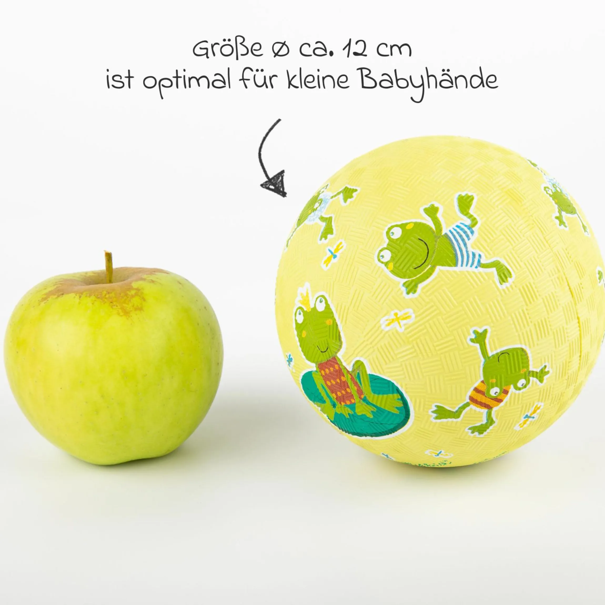 Ball Kautschuk Mini 12 cm - Frosch