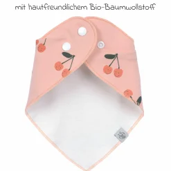 Bandana Lätzchen 2er Pack Cowl-Neck aus Bio-Baumwolle - Happy Fruits - Cherry