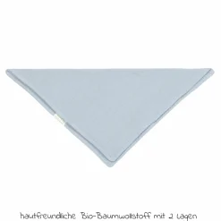 Bandana Lätzchen Muslin GOTS - Powder Blue