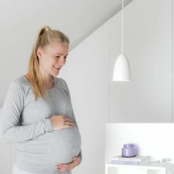 Basalthermometer Mama perfekt für die Messung der Basal-Temperatur - Weiß Grau - Kollektion 2024