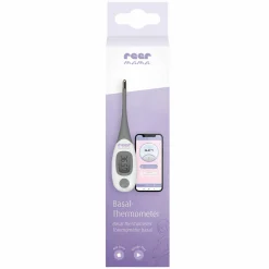Basalthermometer Mama perfekt für die Messung der Basal-Temperatur - Weiß Grau - Kollektion 2024