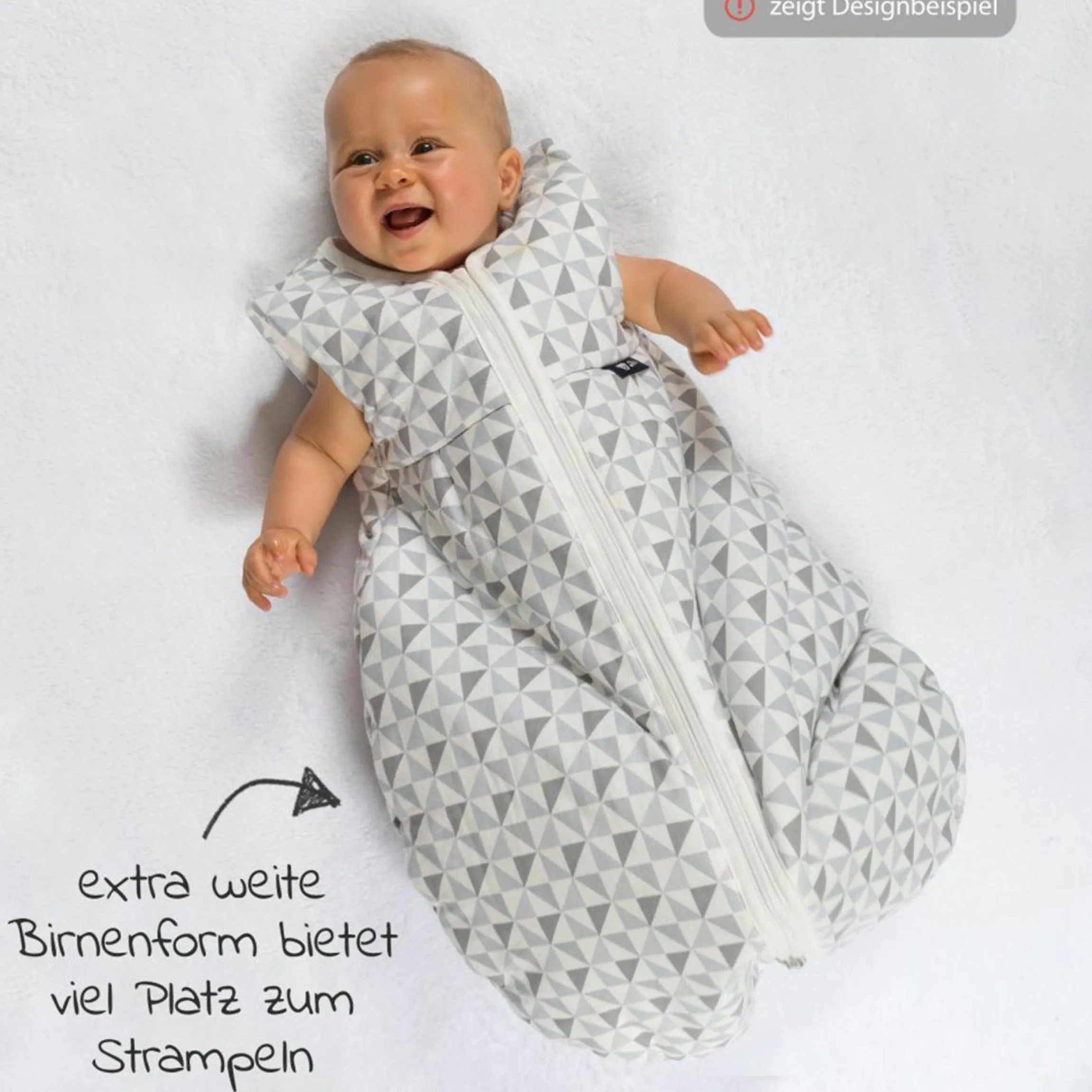Baumwoll-Kugelschlafsack Thermo - Baby Forest - Gr. 110 cm