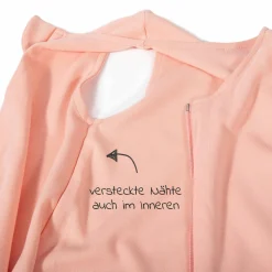 Baumwoll-Schlafsack - Interlock - Apricot - Gr. 70 cm
