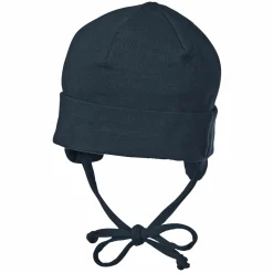 Beanie zum Binden - Marine - Gr. 39