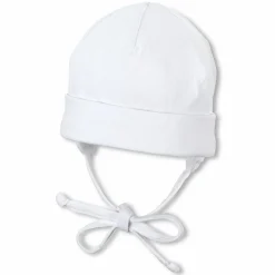 Beanie zum Binden - Weiß - Gr. 39
