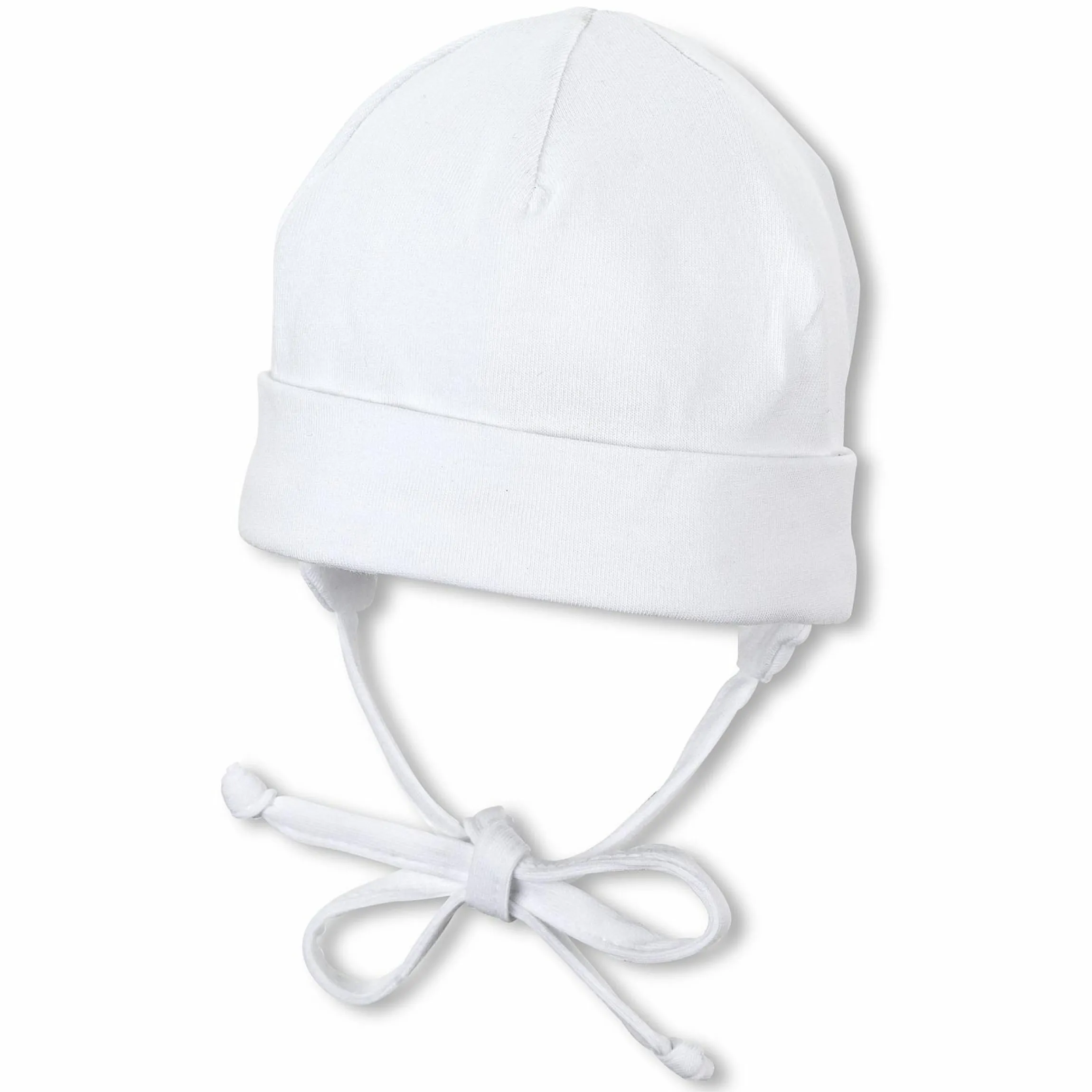 Beanie zum Binden - Weiß - Gr. 39