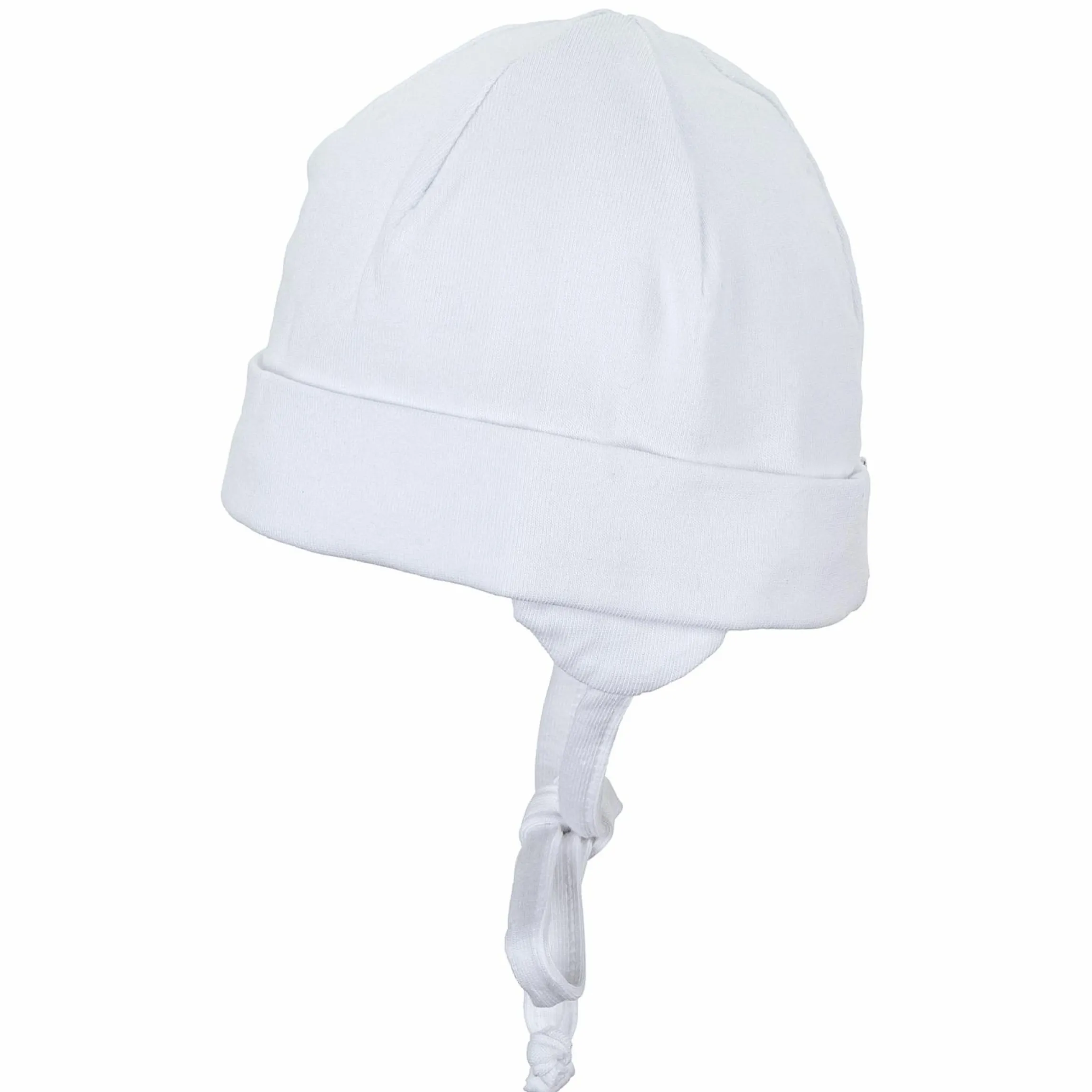 Beanie zum Binden - Weiß - Gr. 39