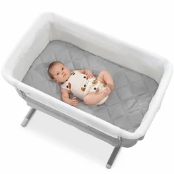 Bed Me - Topper für Reisebett- Matratzen 80 x 50 cm - Grey