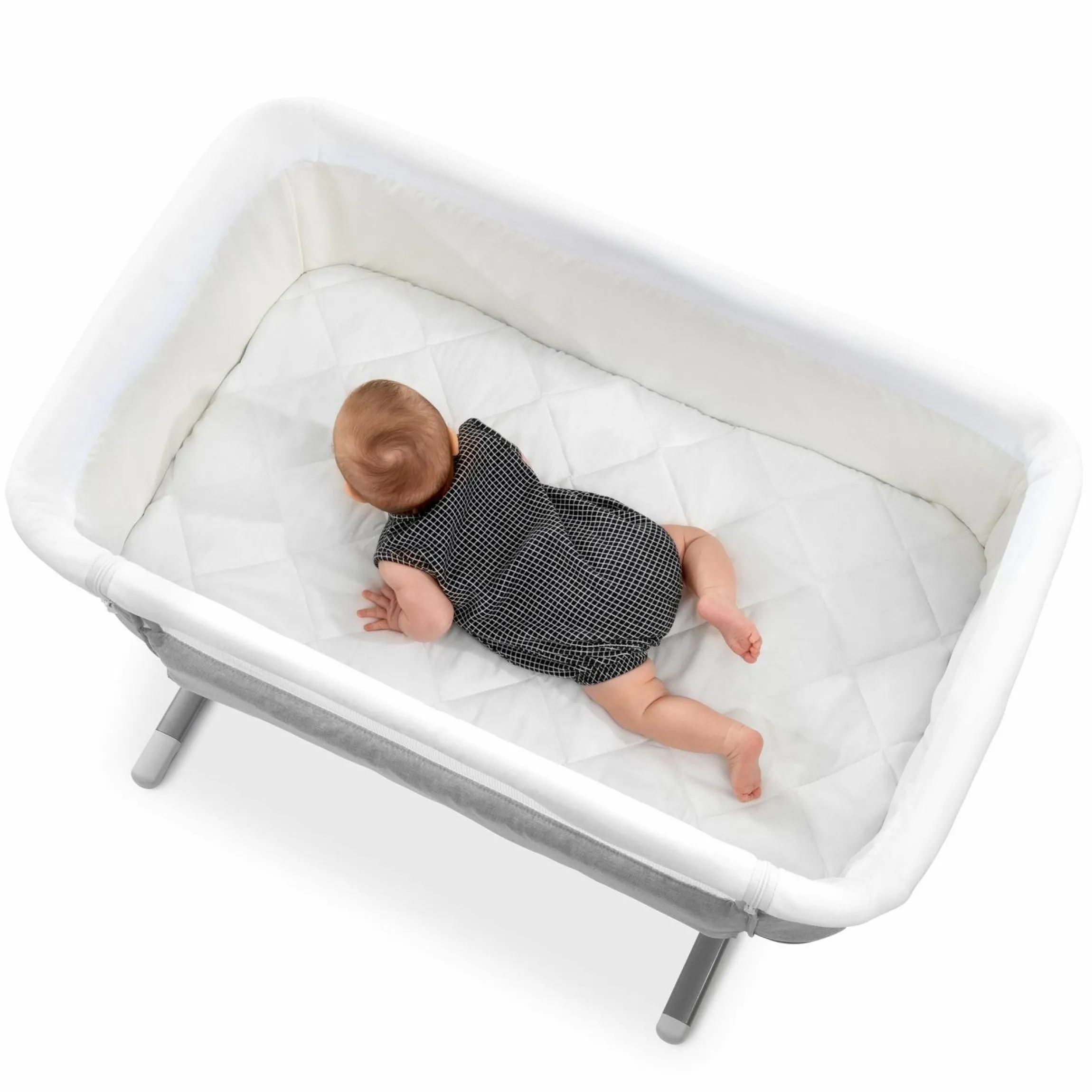 Bed Me - Topper für Reisebett- Matratzen 80 x 50 cm - White