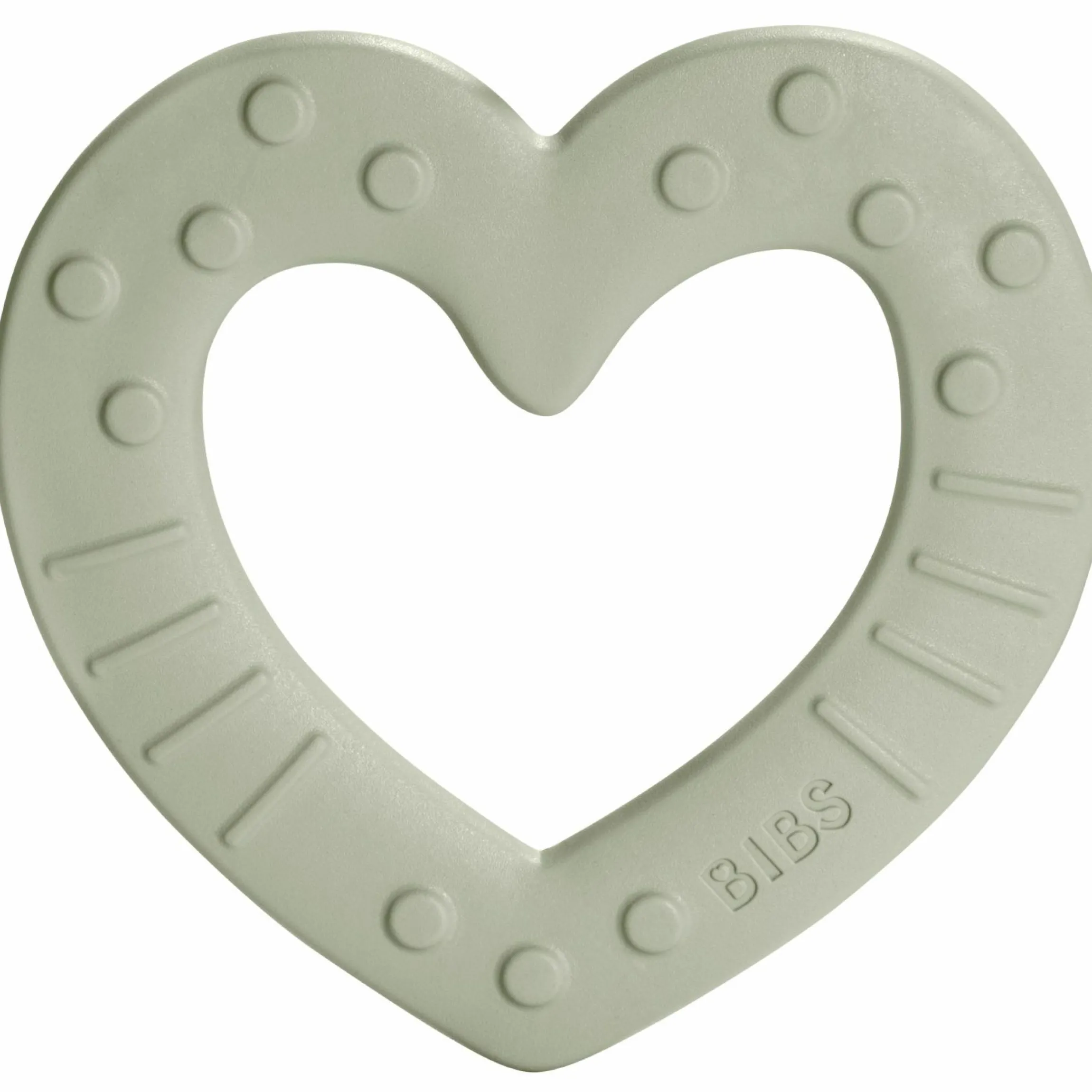 Beißring - Baby Bitie - Heart - Sage