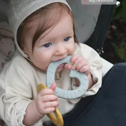 Beißring - Baby Bitie - Heart - Sage