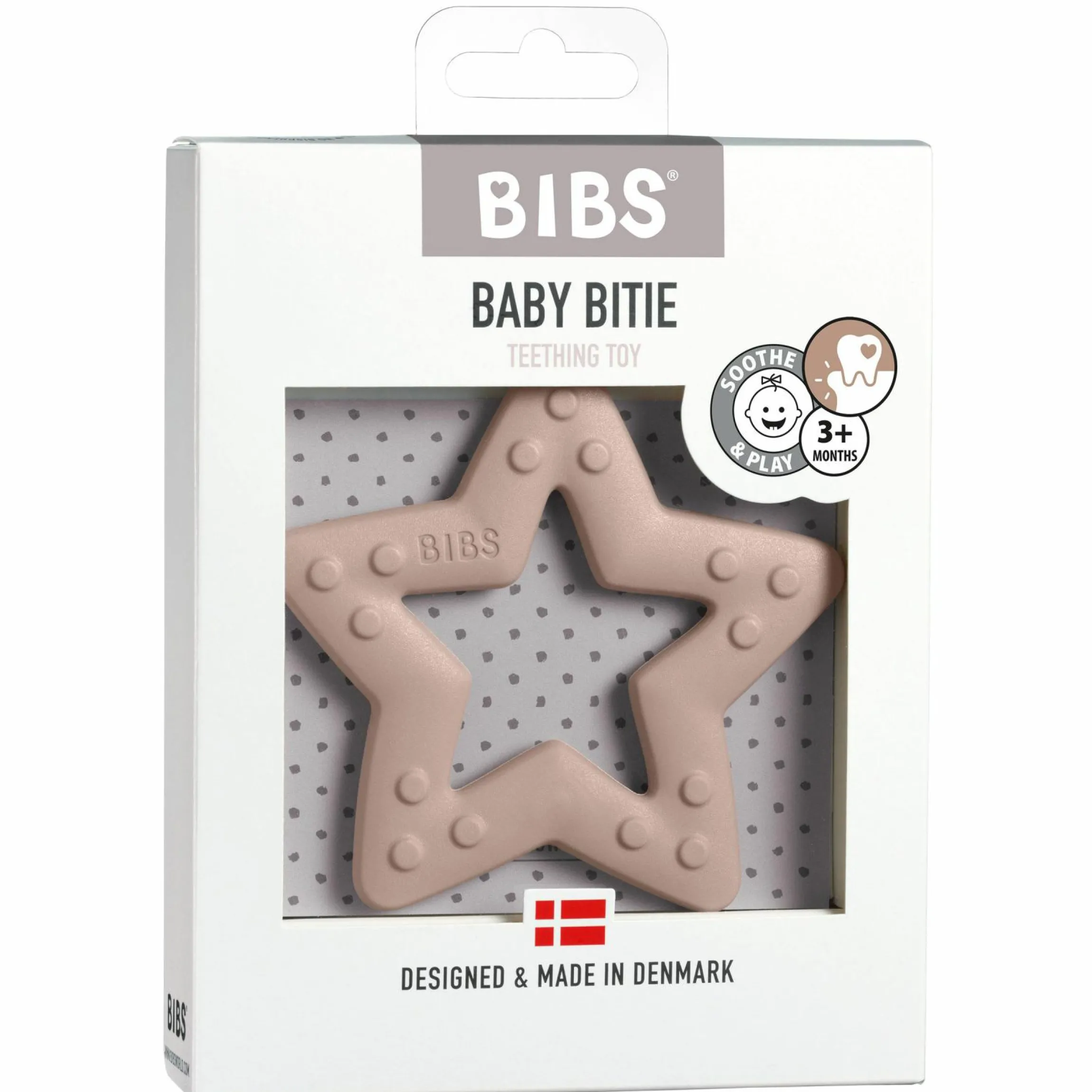 Beißring - Baby Bitie - Star - Blush