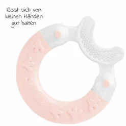 Beißring Bite & Brush - Rosa