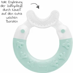 Beißring Bite & Brush - Türkis