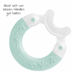 Beißring Bite & Brush - Türkis
