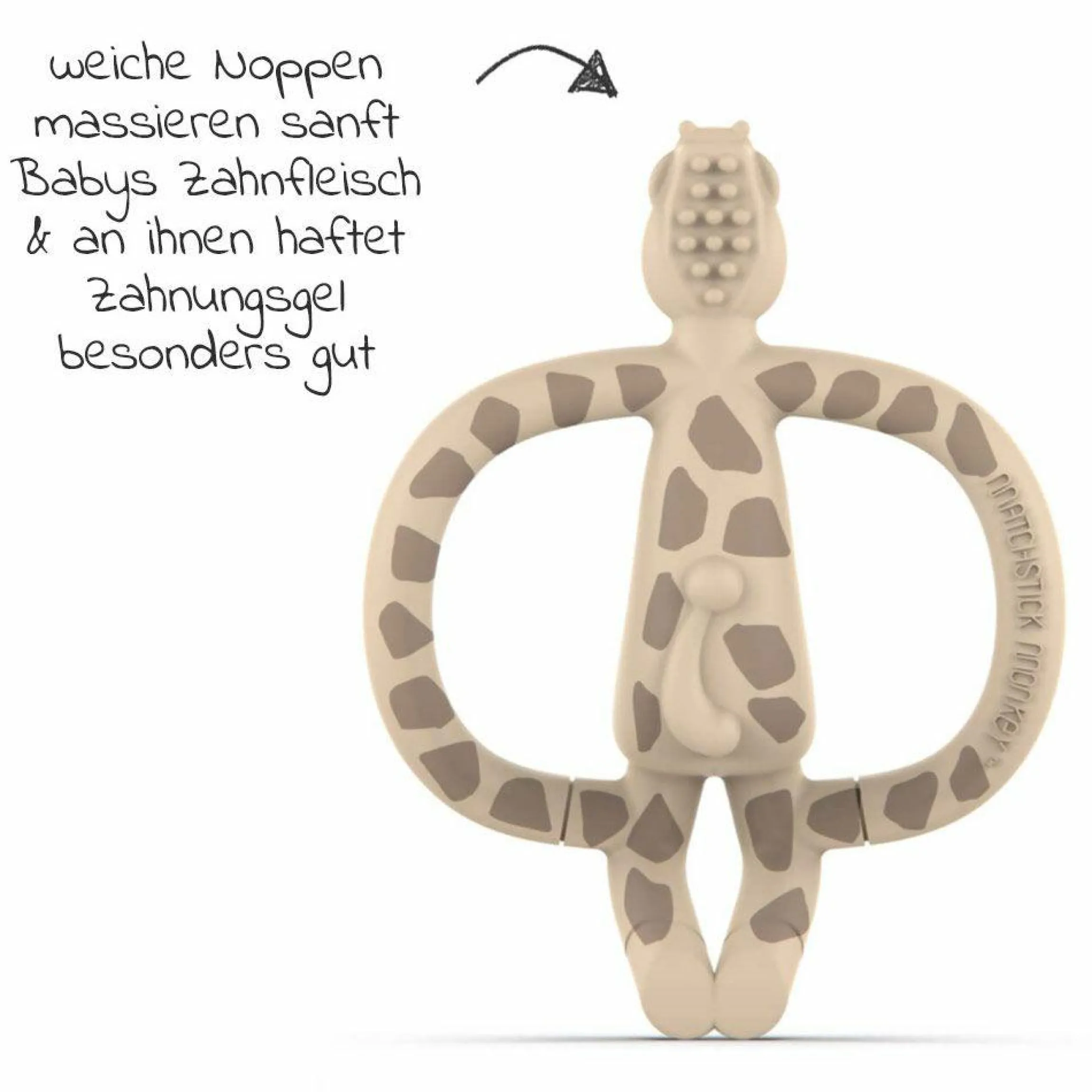Beißring Gigi Giraffe - Beige