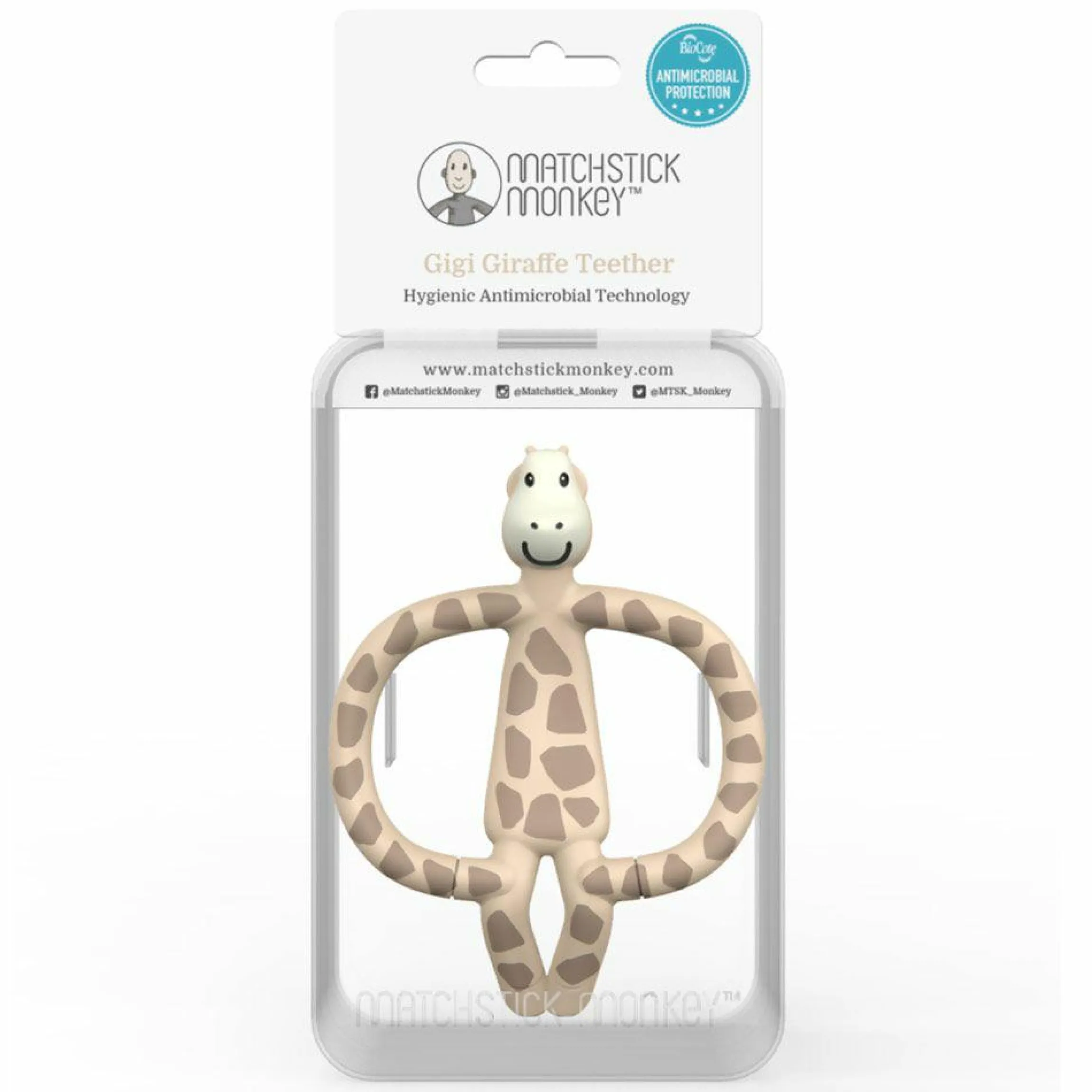 Beißring Gigi Giraffe - Beige