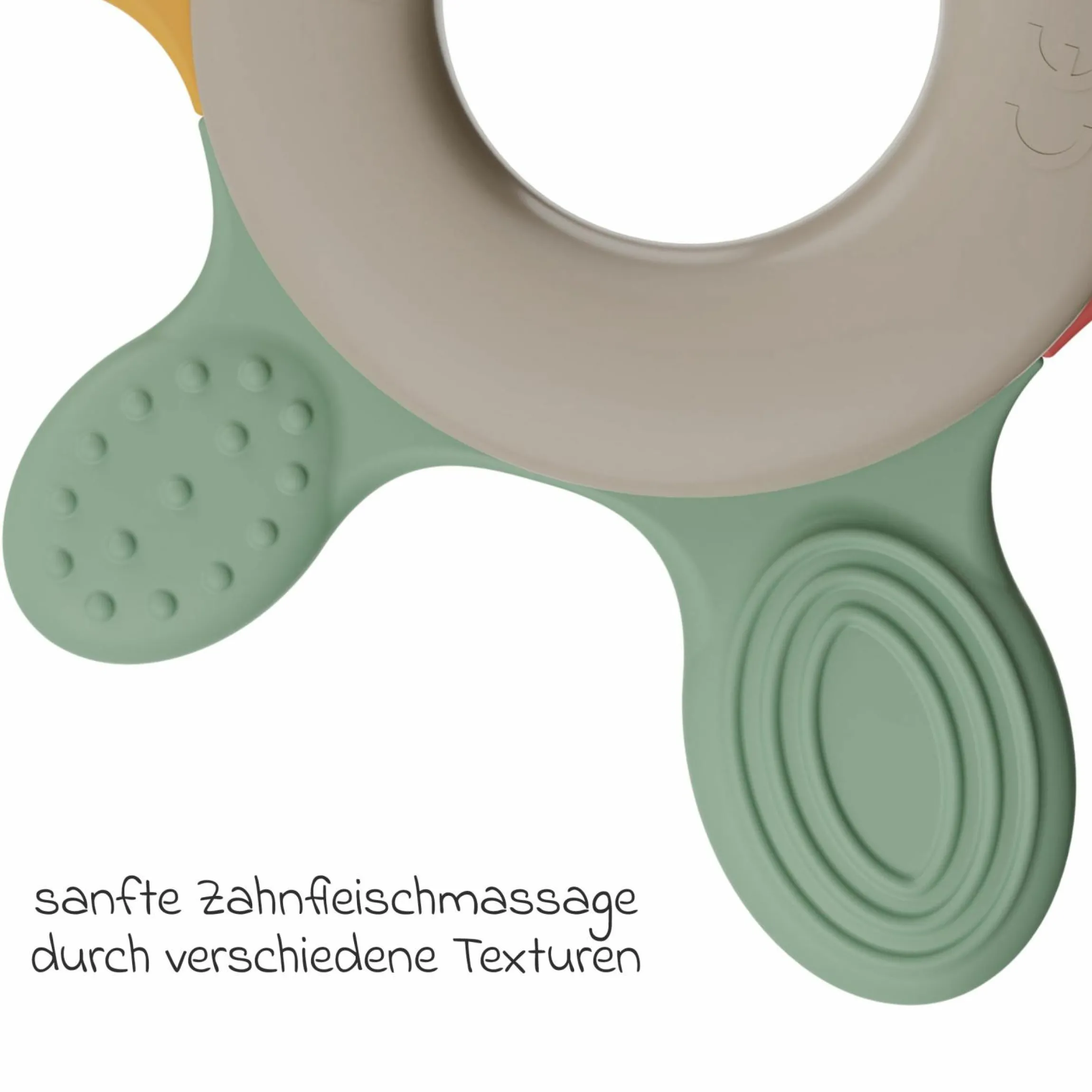 Beißring Green - Orange / Rot / Grün