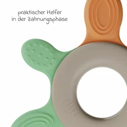 Beißring Green - Türkis / Orange / Grün