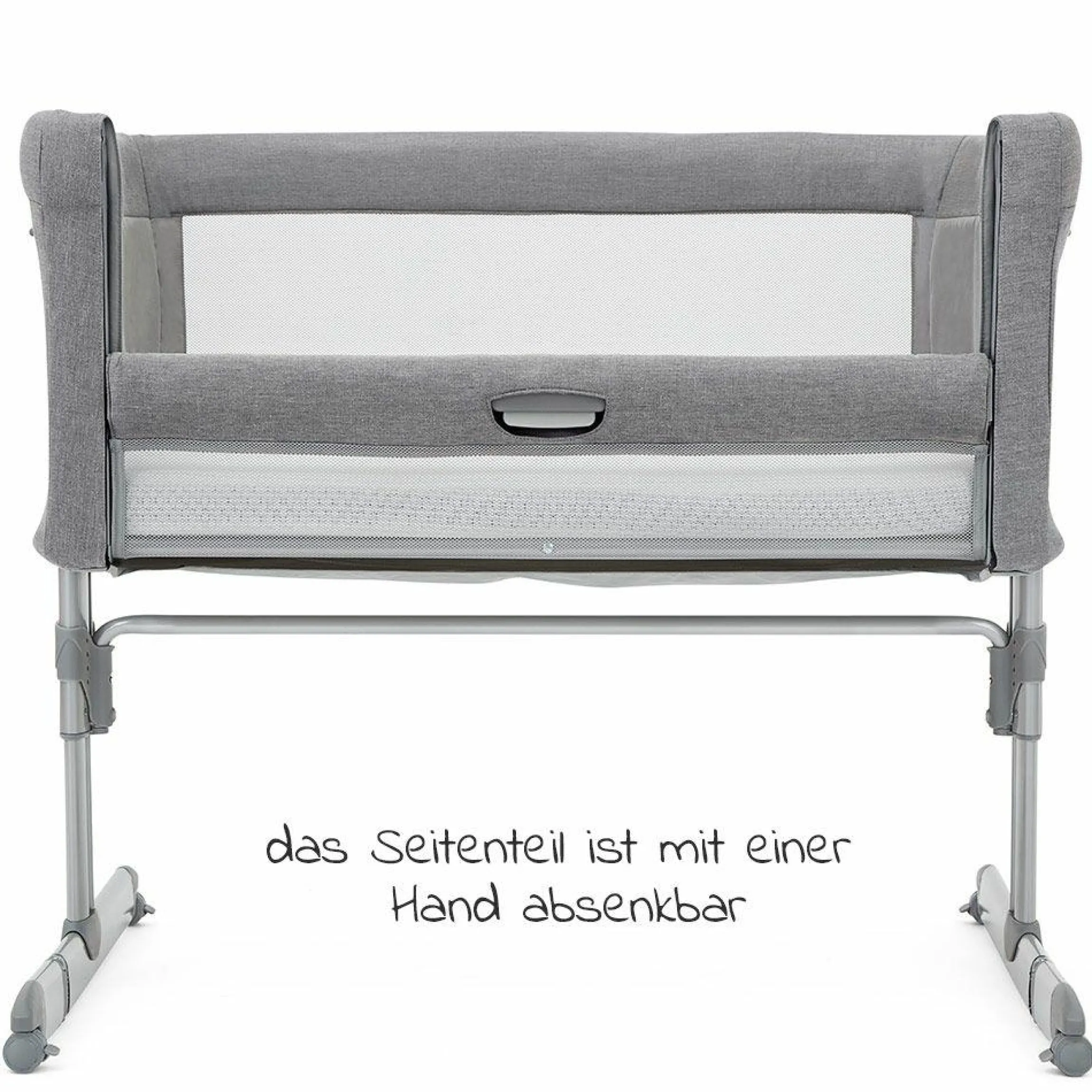 Beistell- & Reisebett Roomie inkl. Matratze & Transporttasche - Gray Flanel - Kollektion 2025