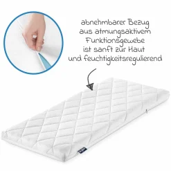 Beistellbett & Wiegen-Matratze Dr. Lübbe Air Plus 40 x 90 cm
