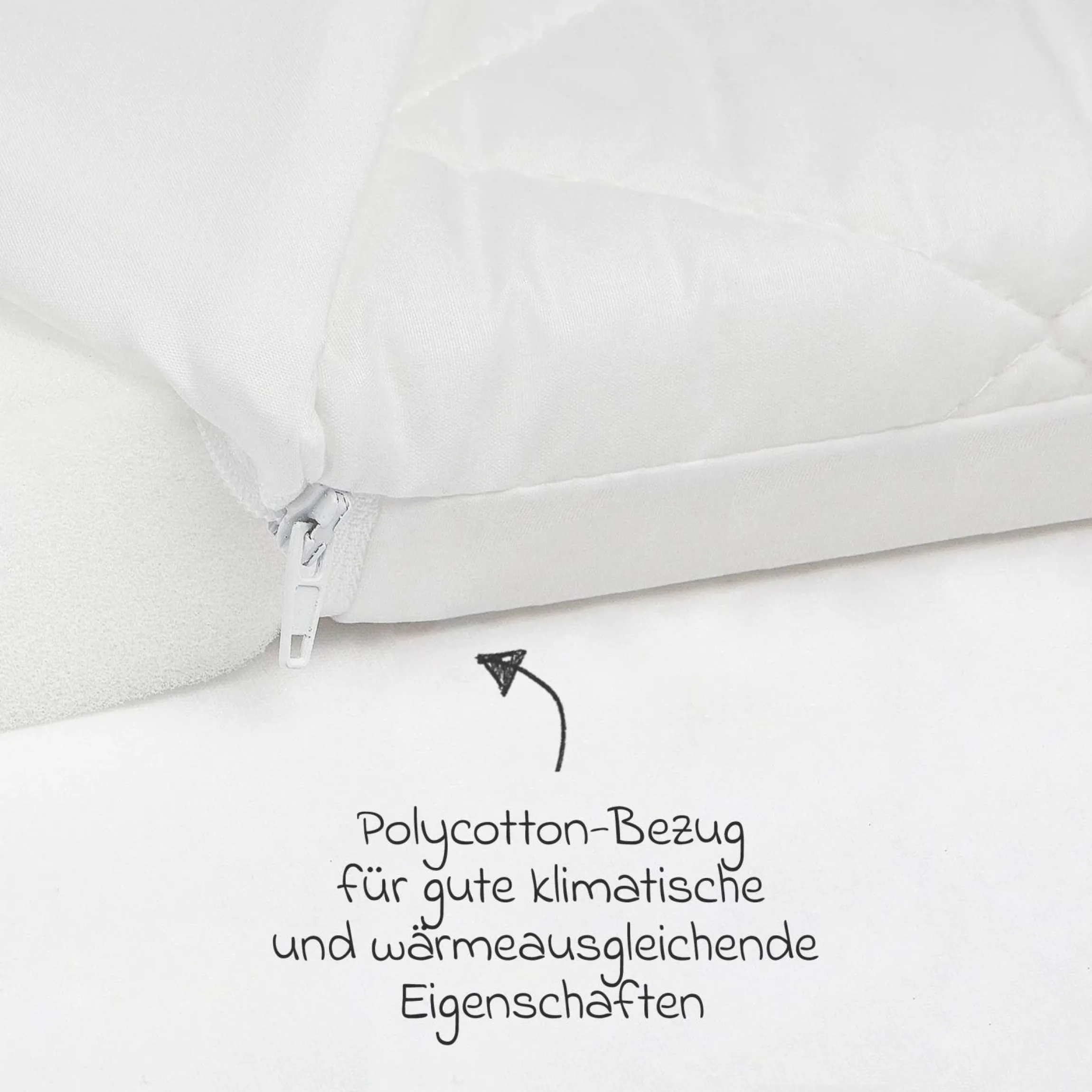 Beistellbett & Wiegen-Matratze Allegro 90 x 40 cm