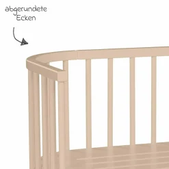 Beistellbett Boxspring - Beige lackiert - Kollektion 2024