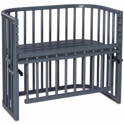 Beistellbett Boxspring Comfort Plus - Schiefergrau lackiert - Kollektion 2024