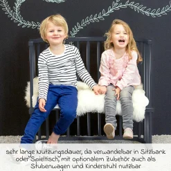 Beistellbett Boxspring Comfort Plus - Schiefergrau lackiert - Kollektion 2024