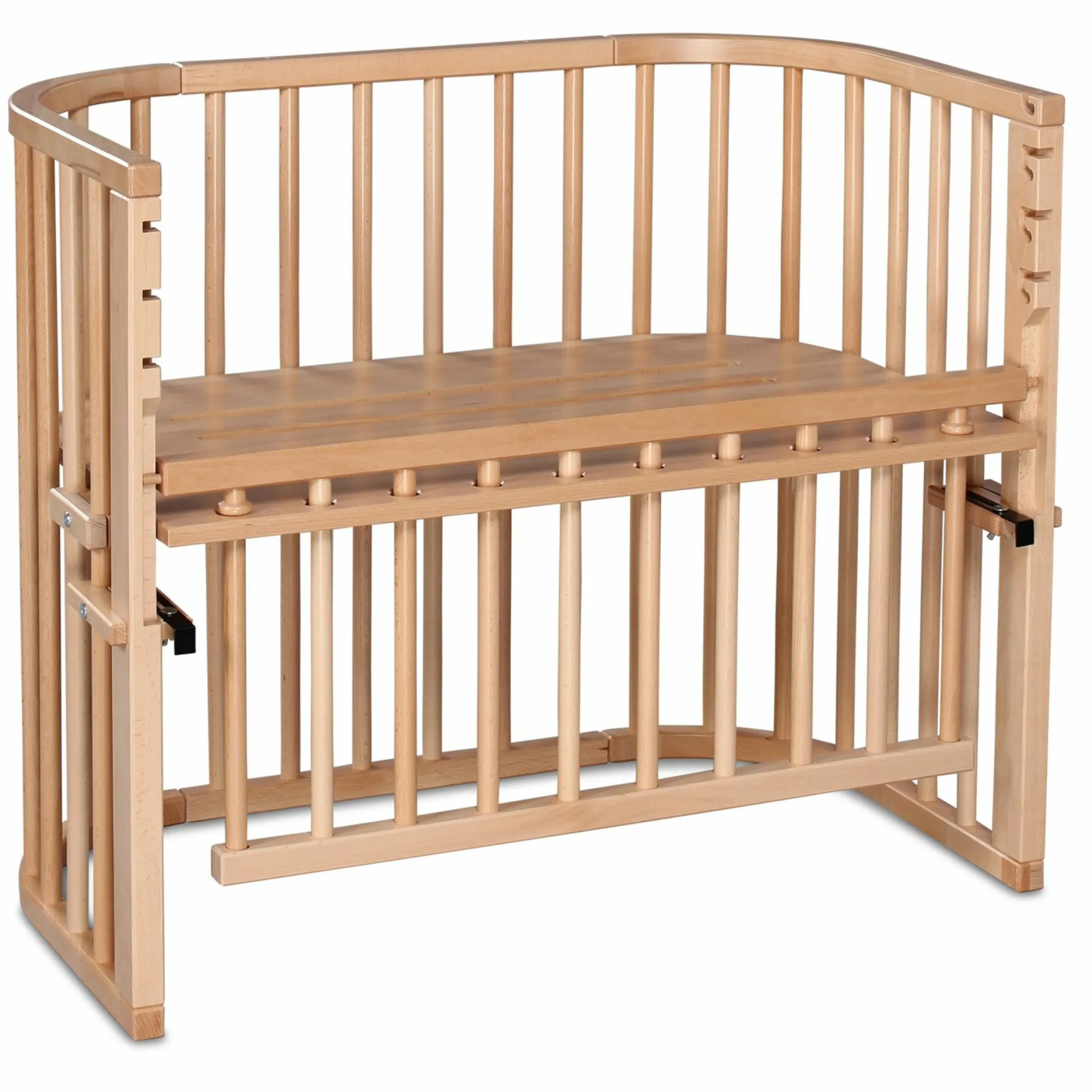 Beistellbett Maxi Comfort Plus - Natur lackiert - Kollektion 2024