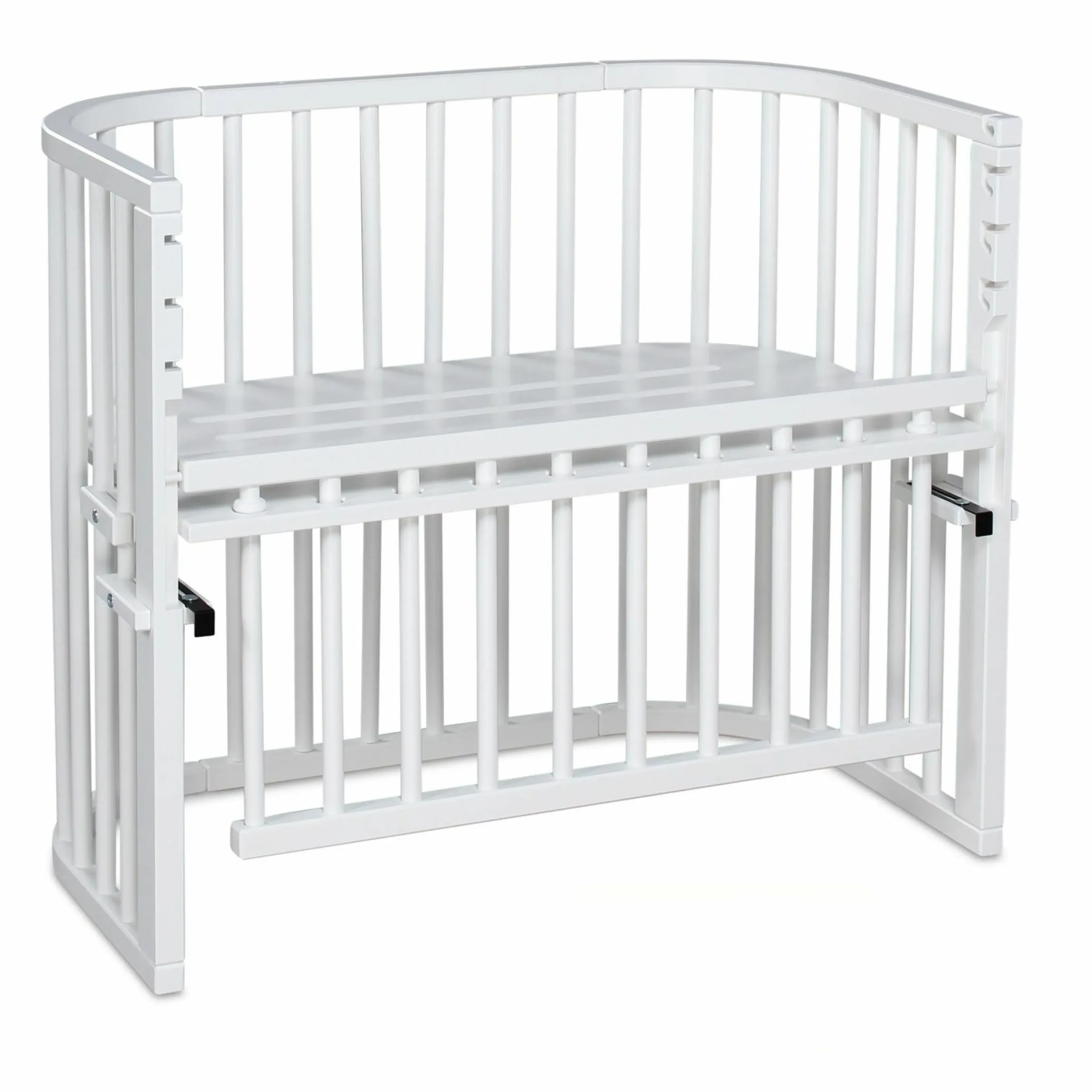 Beistellbett Maxi Comfort Plus - Weiß lackiert - Kollektion 2024