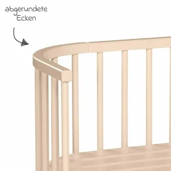 Beistellbett Original - Beige lackiert - Kollektion 2024