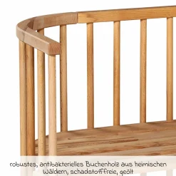 Beistellbett Original - Kernbuche geölt - Kollektion 2024