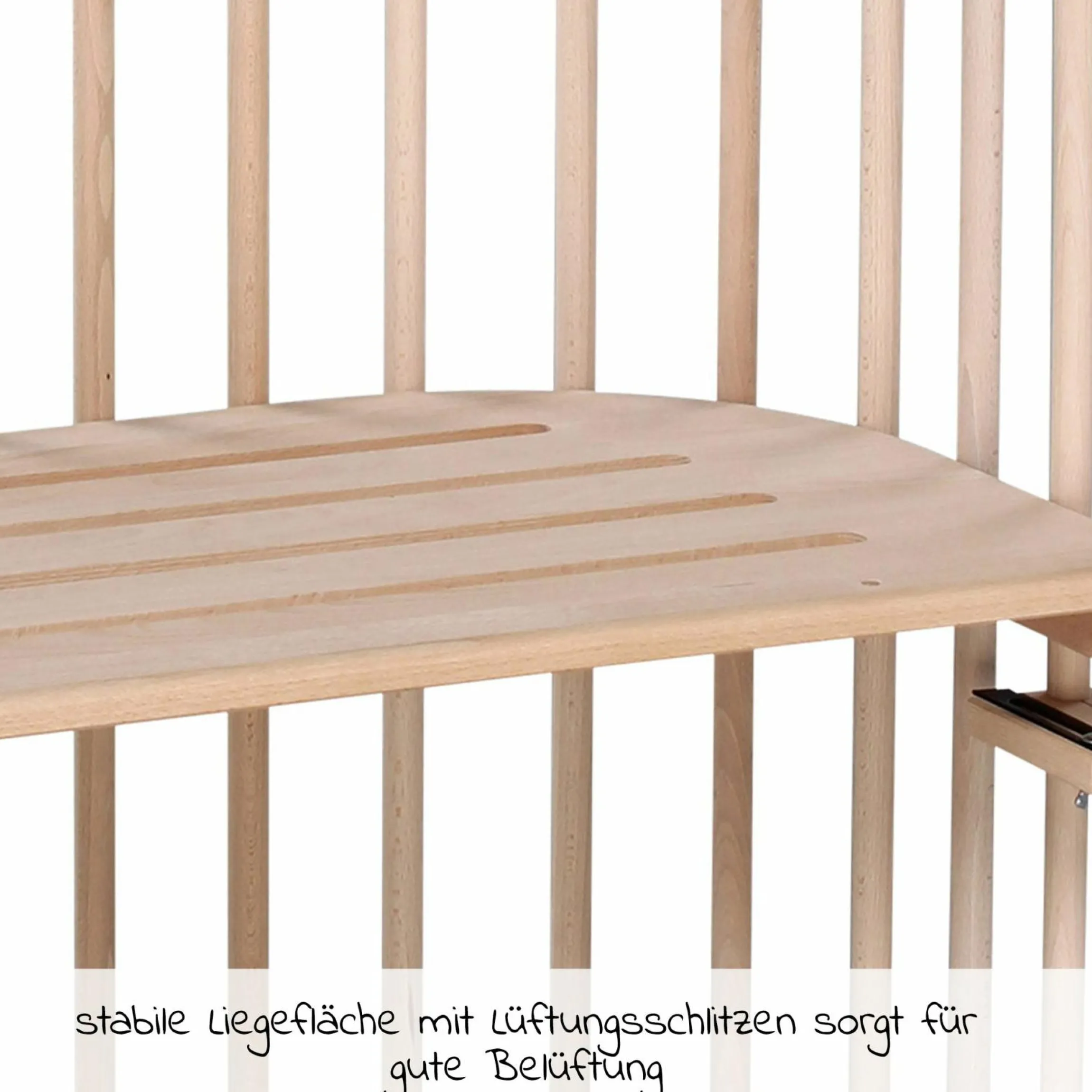 Beistellbett Original - Natur unbehandelt - Kollektion 2024