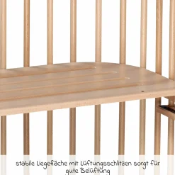 Beistellbett Original - Natur lackiert - Kollektion 2024