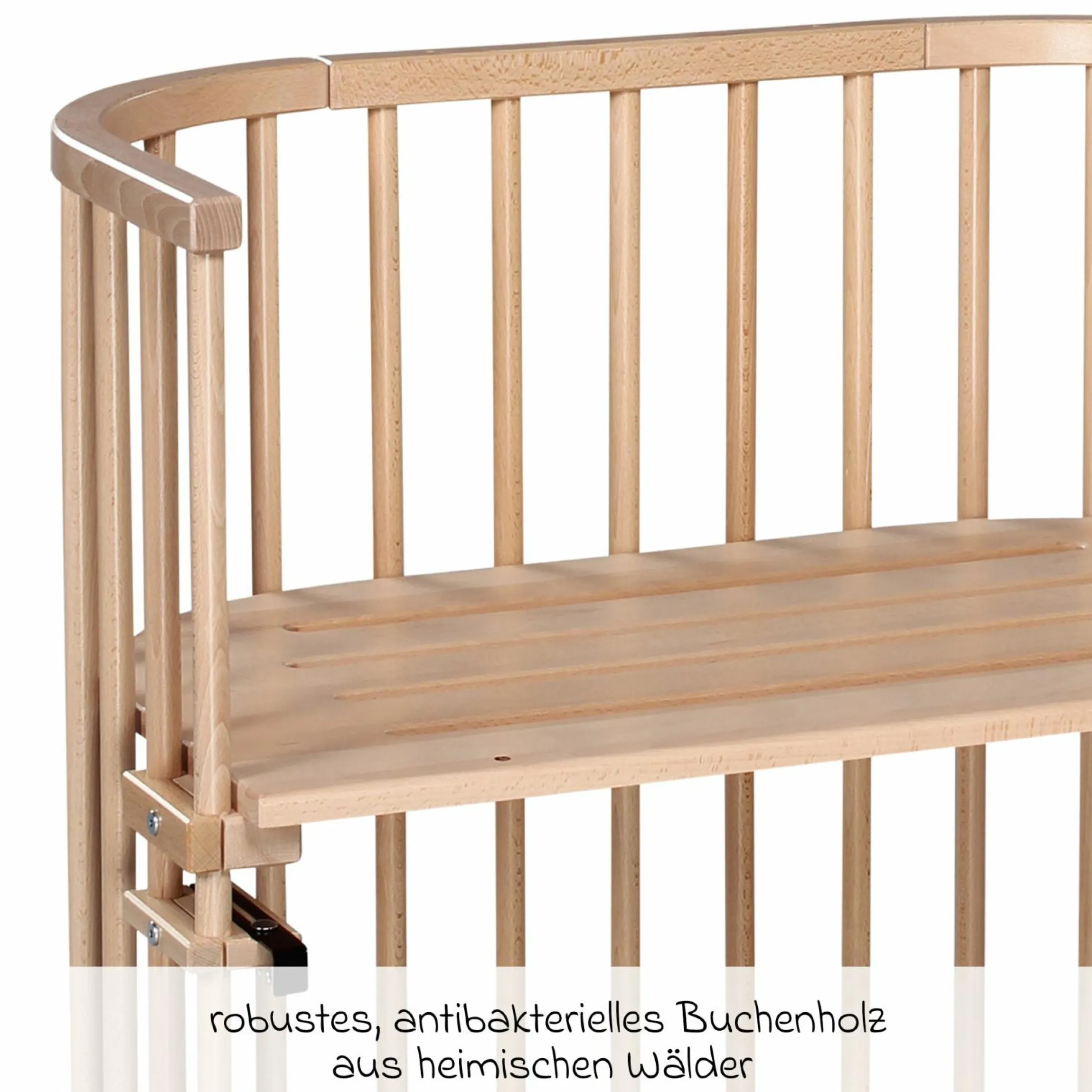 Beistellbett Original - Natur lackiert - Kollektion 2024