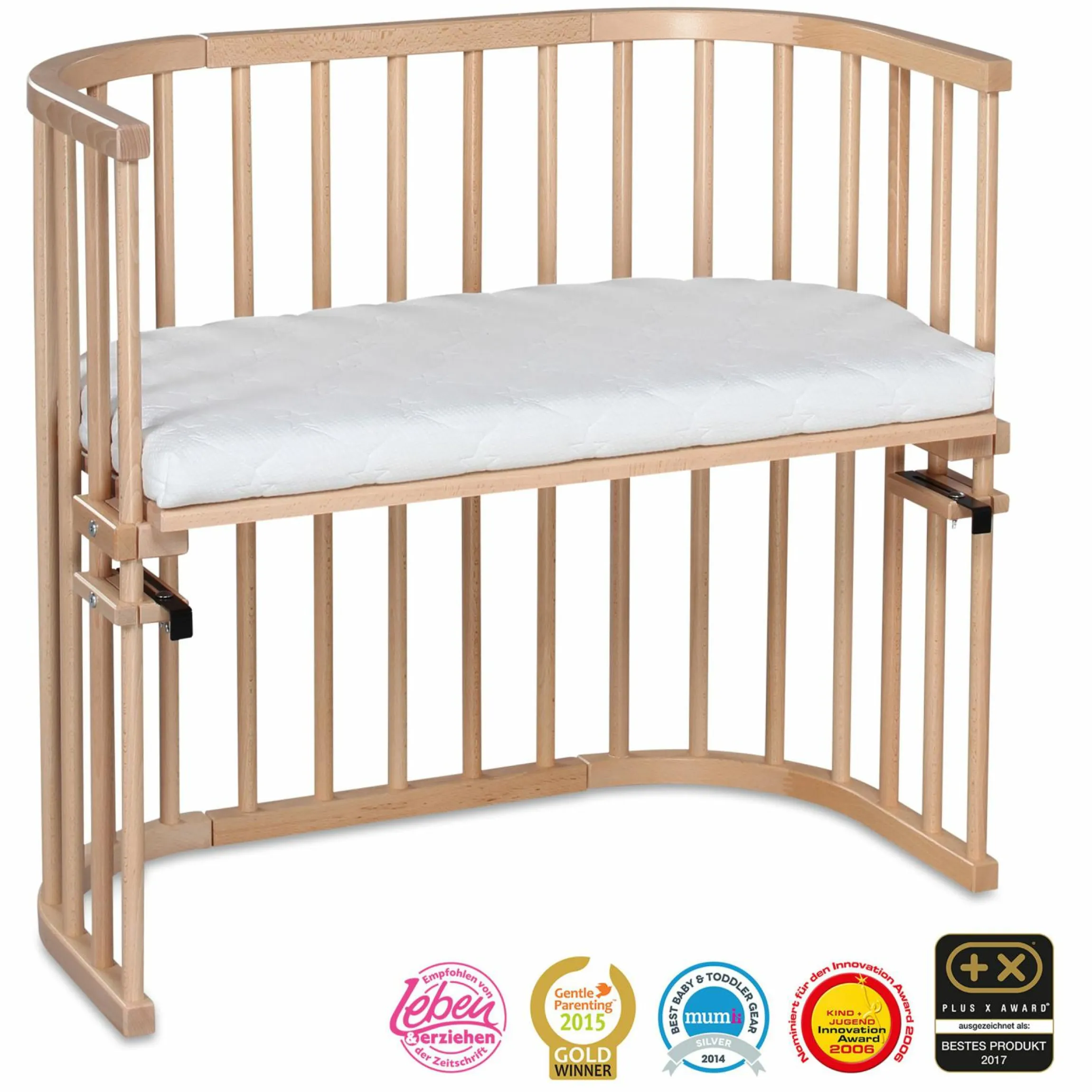 Beistellbett Original - Natur lackiert - Kollektion 2024