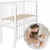 Beistellbett Premium Vario 2in1 - (auch für Boxspringbetten) - Weiß