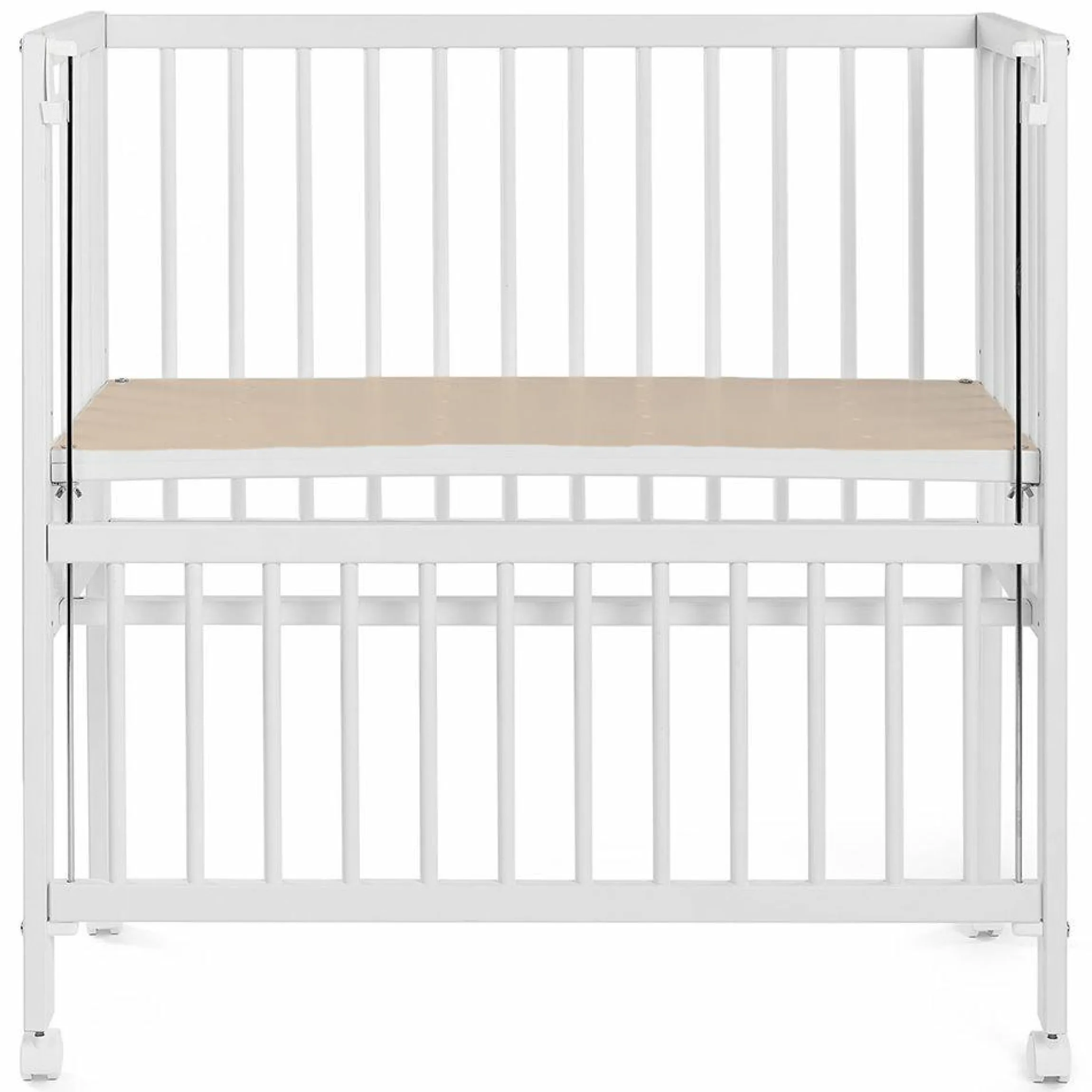 Beistellbett Premium Vario 2in1 - (auch für Boxspringbetten) - Weiß