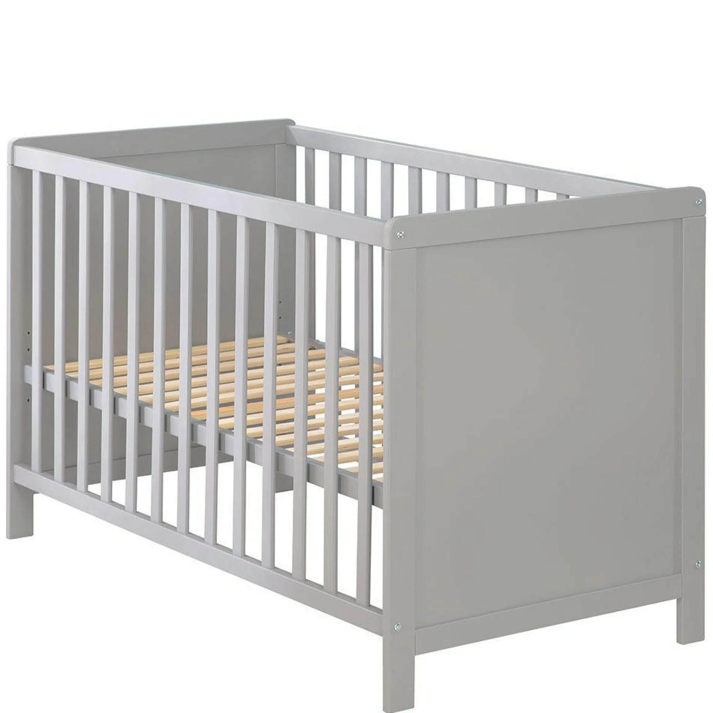 Beistellbett und Kinderbett Hamburg 60 x 120 cm - Taupe