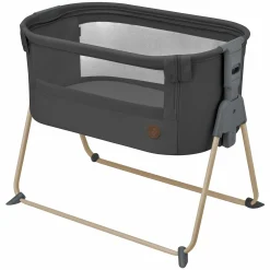Beistellbettchen Tori Beyond Eco Care ab Geburt - 6 Monate inkl. Matratze & Tragetasche - Graphite - Kollektion 2025