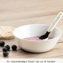 Besteck-Set 6-teilig - Punkte - Weiß