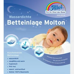 Betteinlage Molton 50 x 90 cm