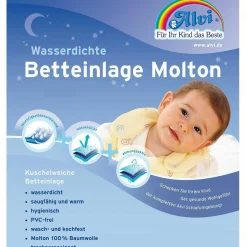 Betteinlage Molton 50 x 70 cm