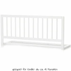 Bettgitter Lea aus massivem Buchenholz 100 x 45 cm - Weiß